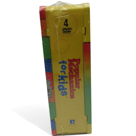 POPULAR MECHANICS For Kids 2009 Special Edition 4-DVD Tin Set New Unopened Rare - Picture 8 of 8
